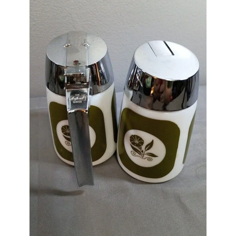 Vintage Starline Morning Glory Sugar & Creamer Set